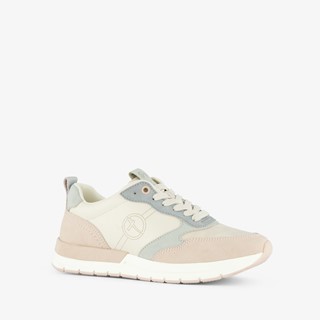 Tamaris dames sneakers wit pastel