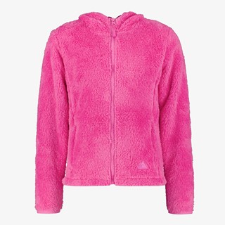 Mountain Peak fluffy fleece vest roze