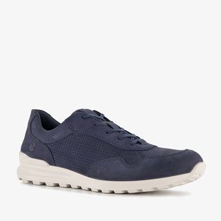 ECCO leren heren sneakers donkerblauw