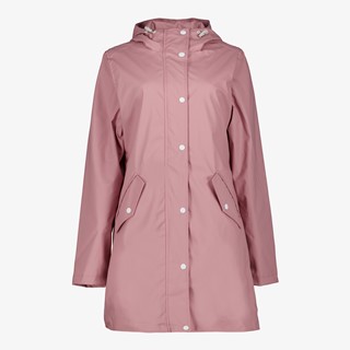Mountain Peak lange gevoerde dames regenjas roze
