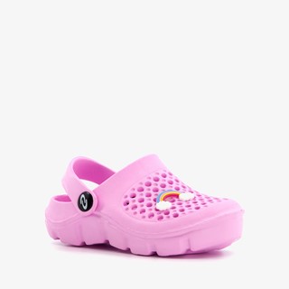 Kinder klompen roze regenboog