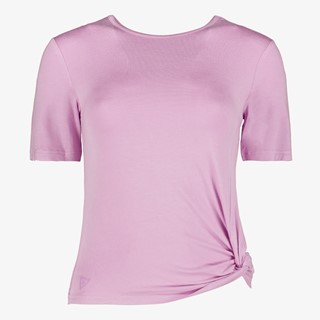 Osaga cropped dames sport T-shirt roze