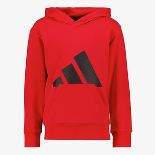 Adidas J SL FL kinder hoodie rood