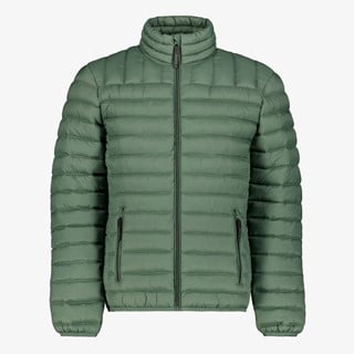Kjelvik licht gewatteerde heren outdoor jas groen