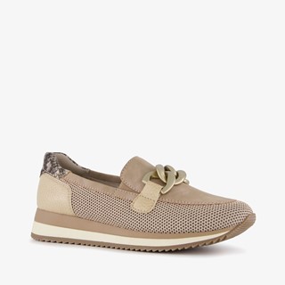 Softline dames instappers taupe