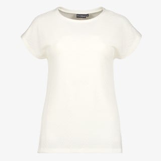 TwoDay dames T-shirt met structuur wit