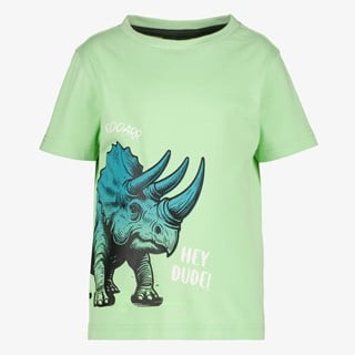 Unsigned jongens T-shirt met Triceratops groen