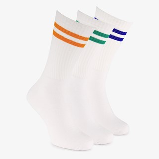 3 paar heren sportsokken wit