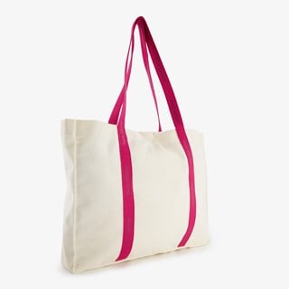 Dames shopper beige roze