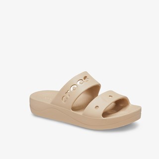 Crocs Baya Platform dames slippers beige