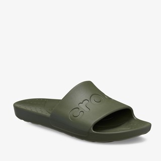 Crocs Slide heren badslippers army
