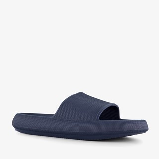 Heren badslippers donkerblauw