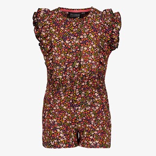 TwoDay meisjes playsuit met scrunchie bloemenprint
