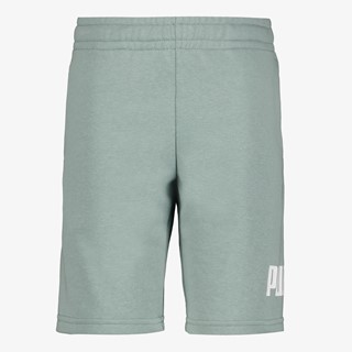 Puma Essentials NO1 Logo kinder sweatshort groen