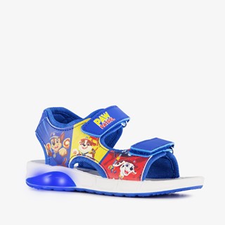 Paw Patrol jongens sandalen met lichtjes blauw