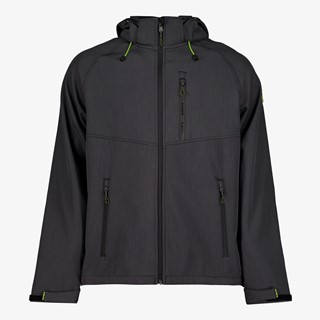 Kjelvik heren outdoor softshell jas zwart