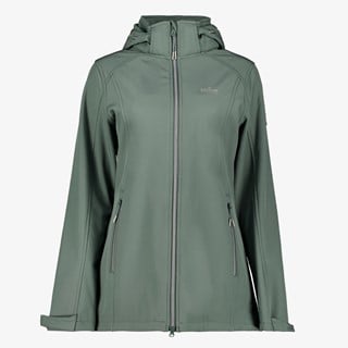 Kjelvik dames softshell jas groen