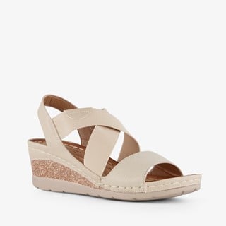 Natuform dames sandalen beige