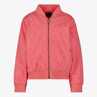 TwoDay meisjes broderie bomberjack koraal roze