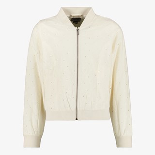 TwoDay meisjes broderie bomberjack wit