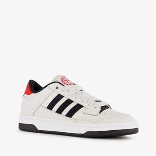 Adidas Rapid Court Low kinder sneakers grijs rood