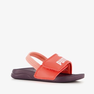 Puma Popcat 20 Backstrap kinder badslippers rood