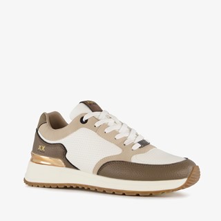 XX by Mexx dames sneakers bruin wit