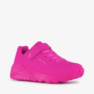 Skechers Uno Lite meisjes sneakers roze