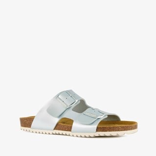 Hush Puppies dames bio slippers lichtblauw