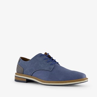 Emilio Salvatini heren veterschoenen blauw