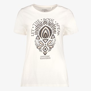 TwoDay dames T-shirt met print ecru