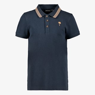 Unsigned jongens polo donkerblauw