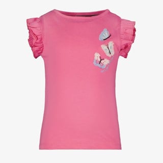 TwoDay meisjes T-shirt met vlinders roze