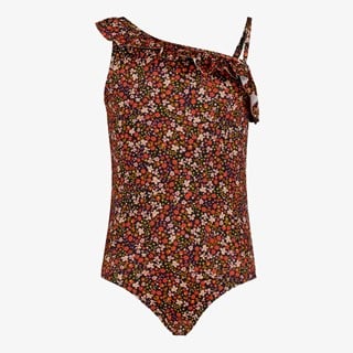 Osaga meisjes badpak met bloemenprint multicolor