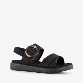 Natuform dames sandalen zwart