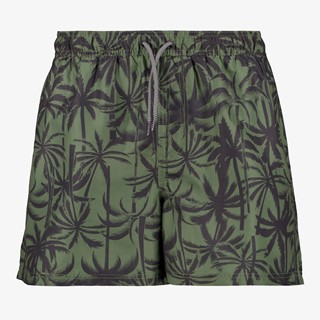 Osaga heren zwemshort met palmbomen groen