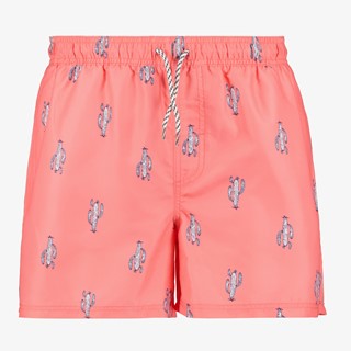 Osaga heren zwemshort met cactussen roze