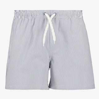 Osaga heren zwemshort wit blauw gestreept