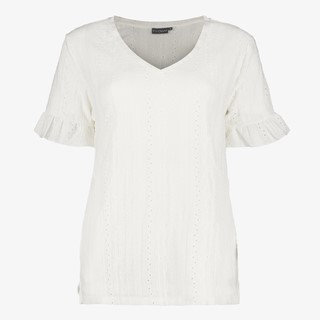 TwoDay dames broderie T-shirt wit