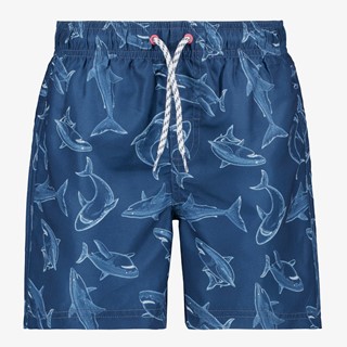 Osaga jongens zwemshort met haaien blauw