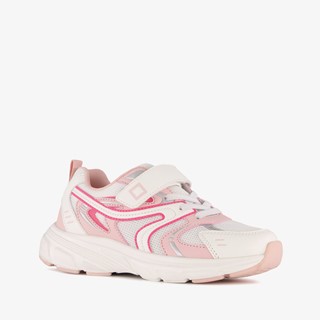 Blue Box meisjes dad sneakers wit roze