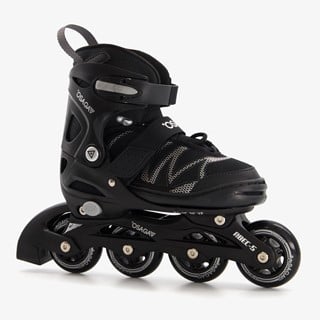 Osaga verstelbare semi-softboot skeelers zwart