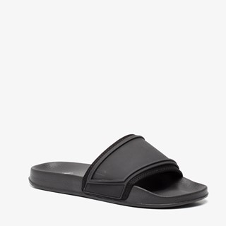 Heren badslippers zwart