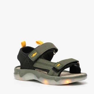 Blue Box jongens sandalen groen met lichtjes