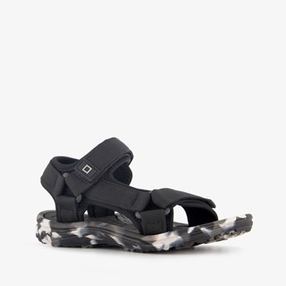 Blue Box jongens sandalen zwart met camouflage