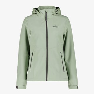 Kjelvik dames softshell jas lichtgroen