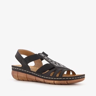 Naturform dames sandalen zwart