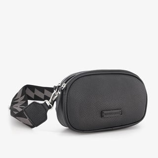 Renato Lucci dames schoudertasje met print zwart