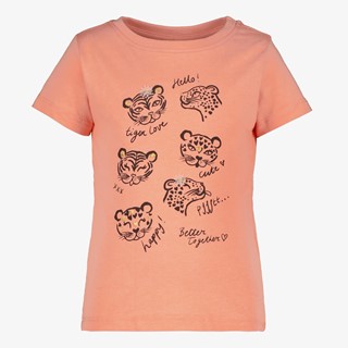 TwoDay meisjes T-shirt met panters roze