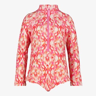 Osaga meisjes UV badpak met lange mouwen roze